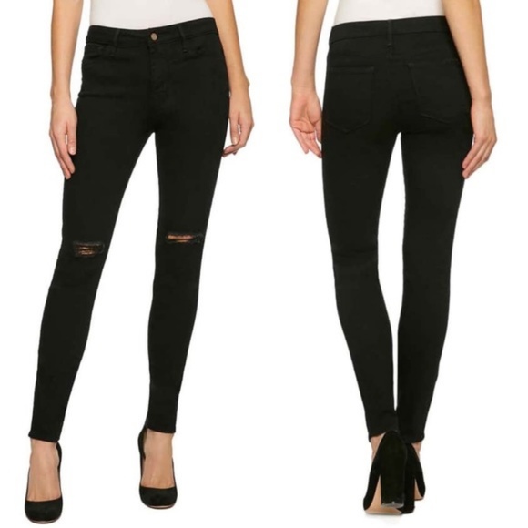 Sanctuary Denim - Sanctuary Denim Black Distressed Jeans ~ Size 27